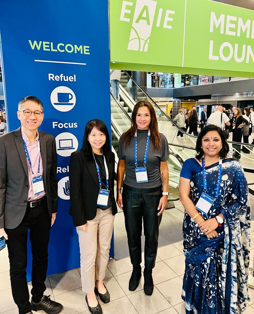 Dr. Preeti Nair attending EAIE 2023 Educational Conference at Rotterdam